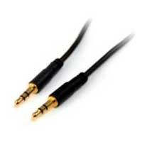 CABLE DE AUDIO DE 91CM DELGADO SLIM - AUDIO ESTEREO MINI JACK PLUG 3.5MM - MACHO A MACHO - STARTECH.COM MOD. MU3MMS CABLE DE AUDIO DE 91CM DELGADO SLIM - AUDIO ESTEREO MINI JACK PLUG 3.5MM - MACHO A MACHO - STARTECH.COM MOD. MU3MMS